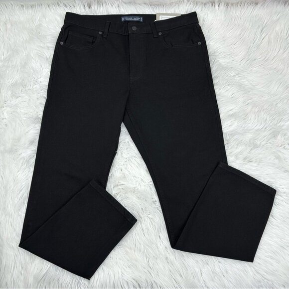 Everlane‎ Uniform Men’s Black The Slim 4-Way Stretch Organic Cotton Jean W35/L30 - Picture 1 of 11
